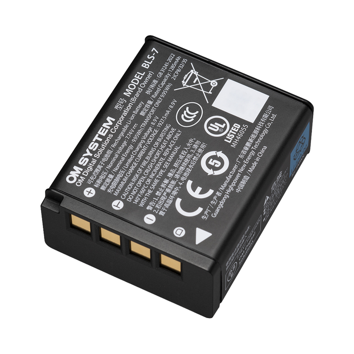 OM System BLS-7 Lithium Ion Rechargeable Battery