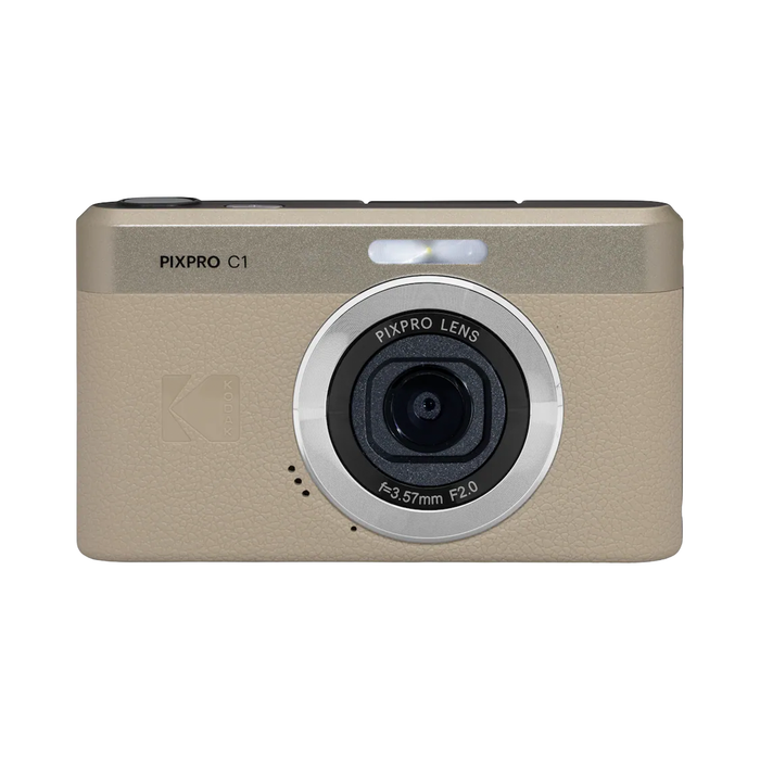 Kodak PIXPRO C1 Compact Digital Camera - Tan