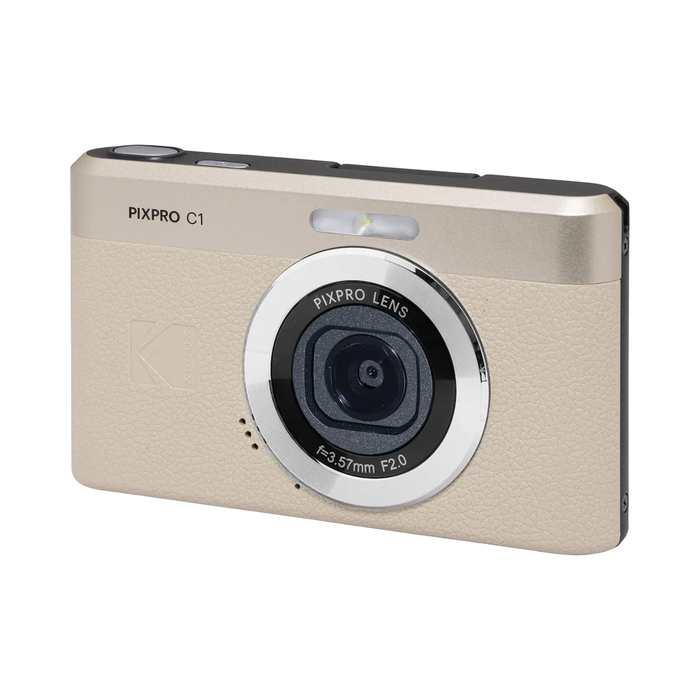 Kodak PIXPRO C1 Compact Digital Camera - Tan