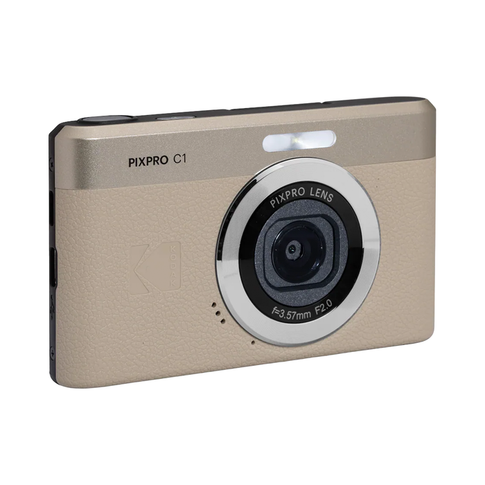 Kodak PIXPRO C1 Compact Digital Camera - Tan