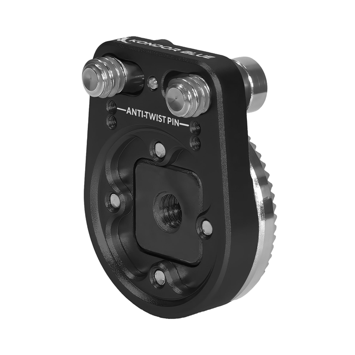 Kondor Blue Rosette Cage Adapter - Raven Black
