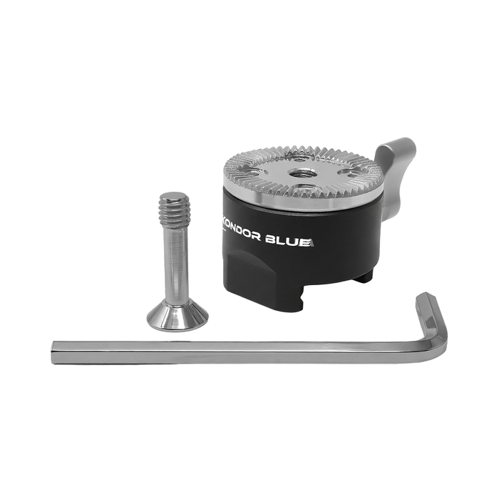 Kondor Blue NATO Clamp to ARRI Rosette - Raven Black