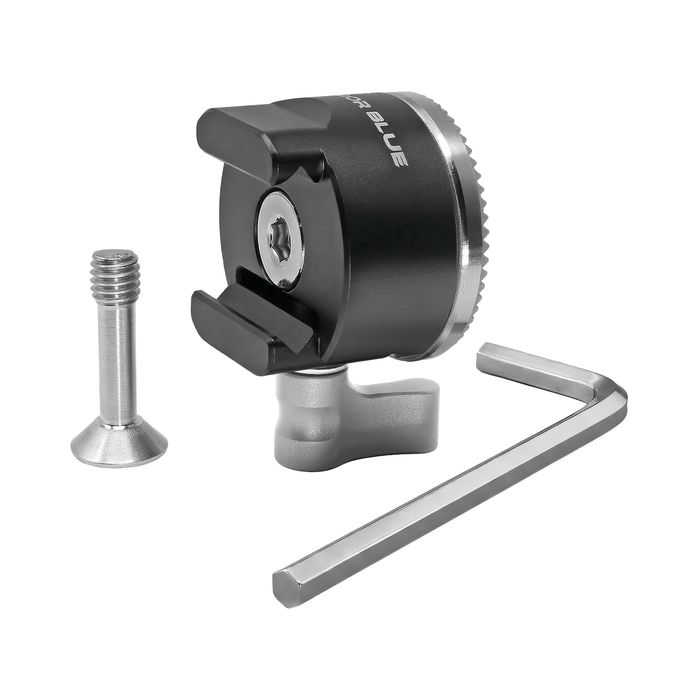 Kondor Blue NATO Clamp to ARRI Rosette - Raven Black