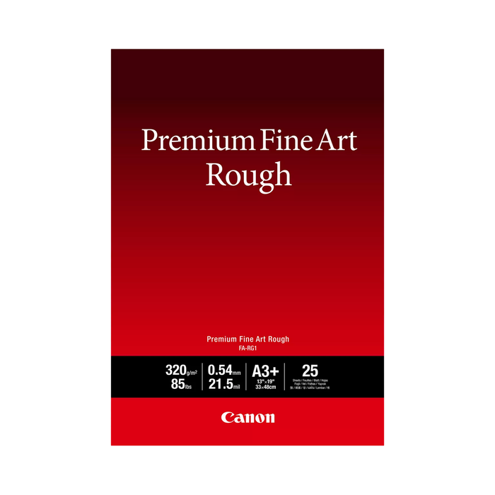 Canon Premium Fine Art Rough Matte Inkjet Paper, 320 gsm, 13 x 19" - 25 Sheets