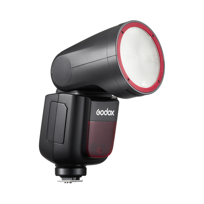 Godox V1 Flash for Olympus & Panasonic (Red Ring)
