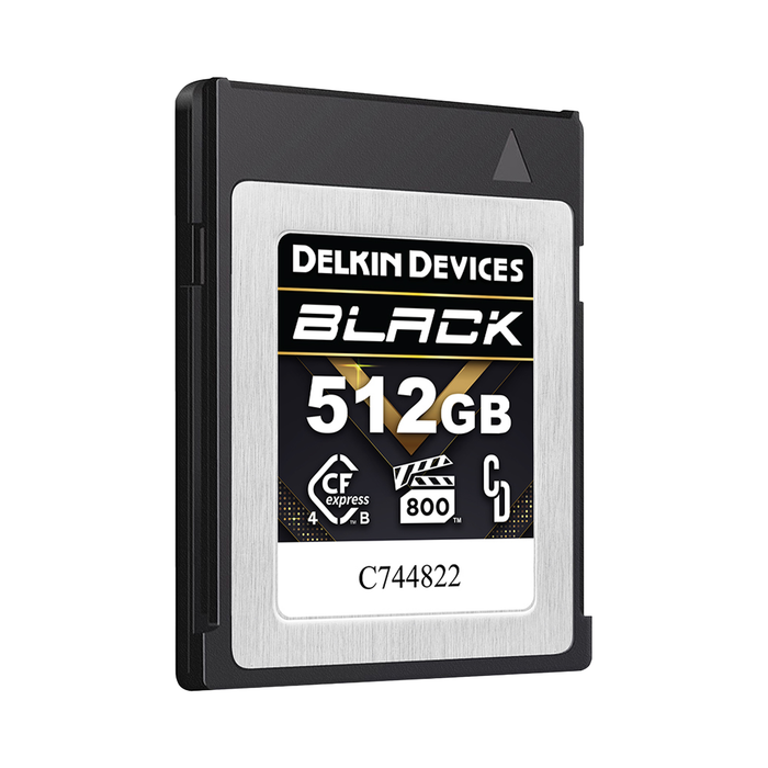 Delkin Devices 512GB BLACK CFexpress Type B 4.0 VPG800 Memory Card