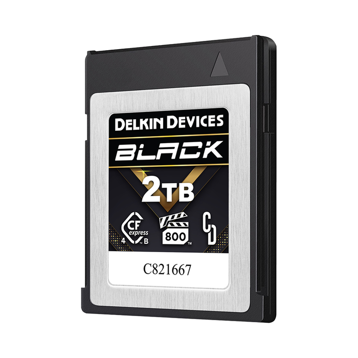 Delkin Devices 2TB BLACK CFexpress Type B 4.0 VPG800 Memory Card