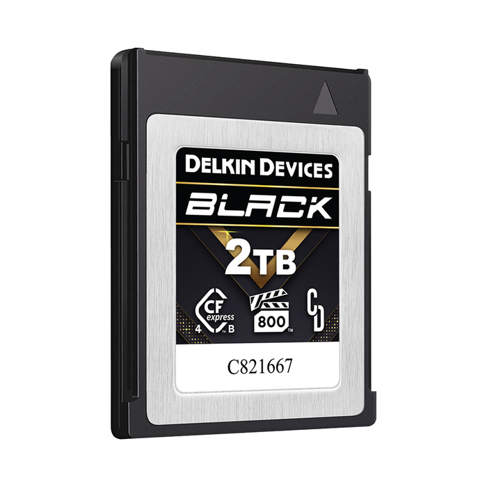 Delkin Devices 2TB BLACK CFexpress Type B 4.0 VPG800 Memory Card