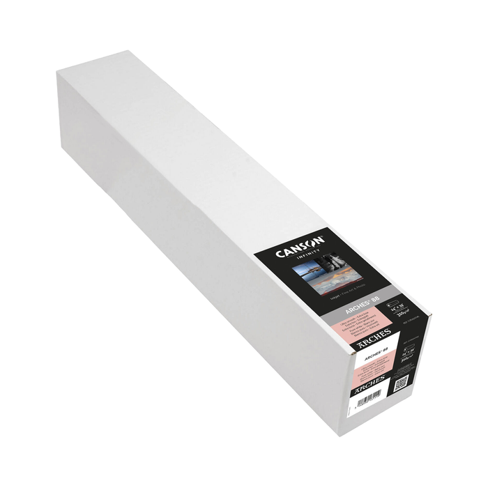 Canson Infinity ARCHES 88 Matte Inkjet Paper, 310 gsm, 24" x 39' - Roll