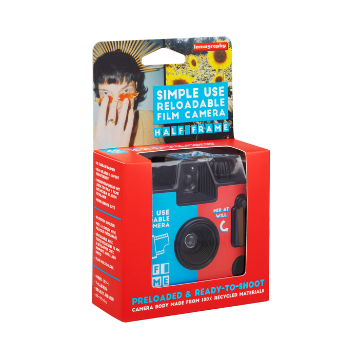 Lomography Half-Frame Simple Use Reloadable Film Camera LomoChrome Classicolor