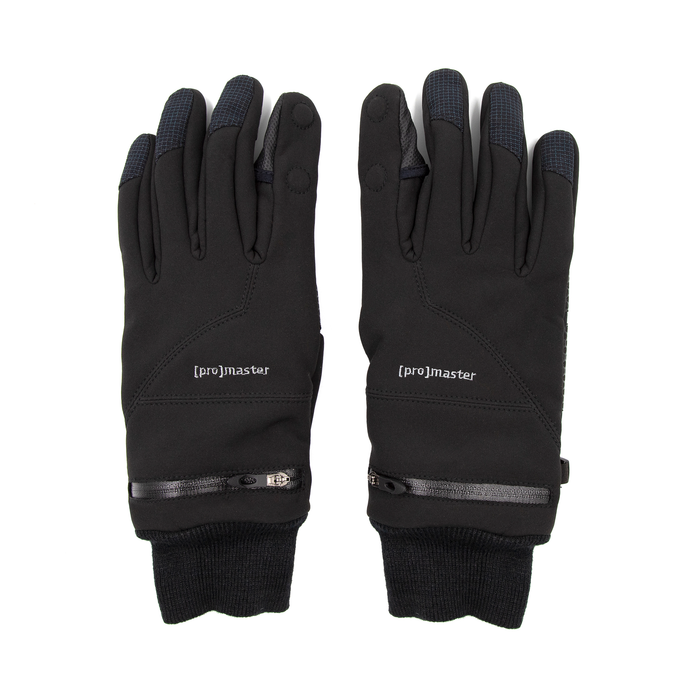 ProMaster 4-Layer Photo Gloves V2, Black - Medium