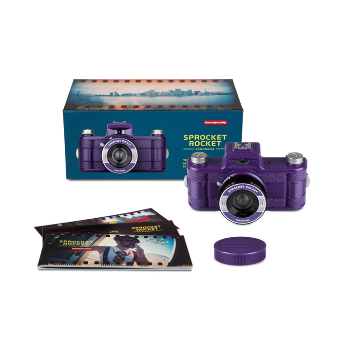 Lomography Sprocket Rocket 35mm Panoramic Film Camera - Ultra Violet