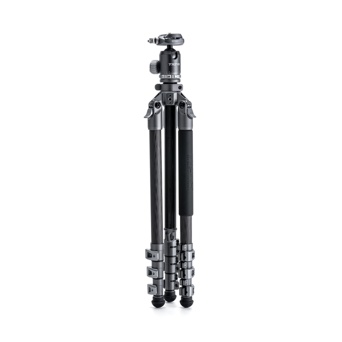 Tilta 3-Stage Carbon Fiber Tripod with BT05 Travel Ball Head (11lbs) - Space Gray