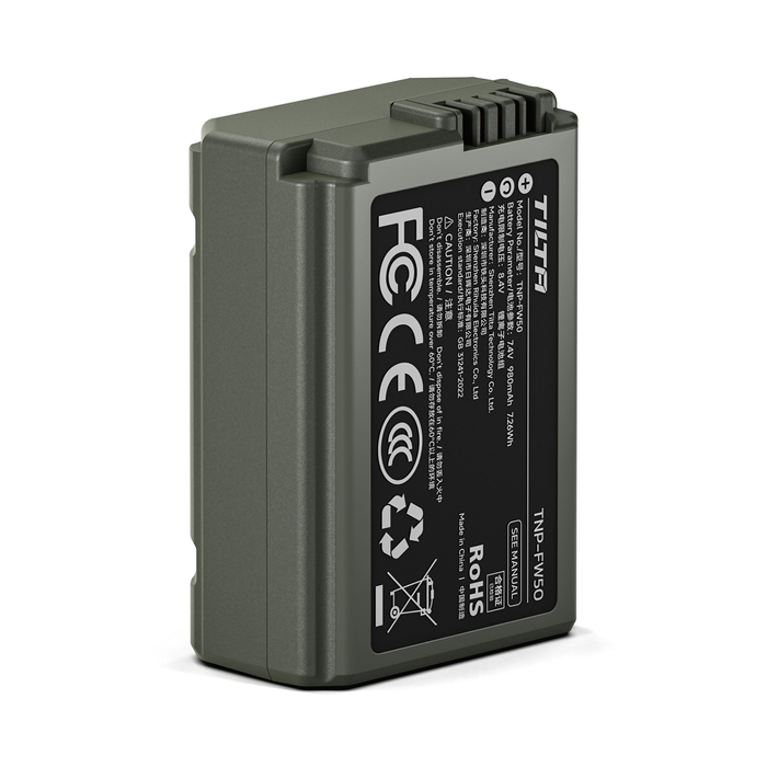 Tilta NP-FW50 Battery with USB-C Input (980mAh) - Green
