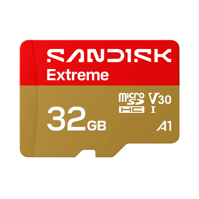 SanDisk 32GB Extreme microSD UHS-I V30 A1 Memory Card