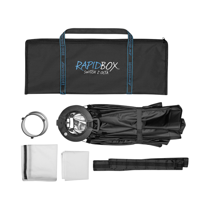 Westcott Rapid Box Switch 2' Octa Fold-Flat Softbox & Grid