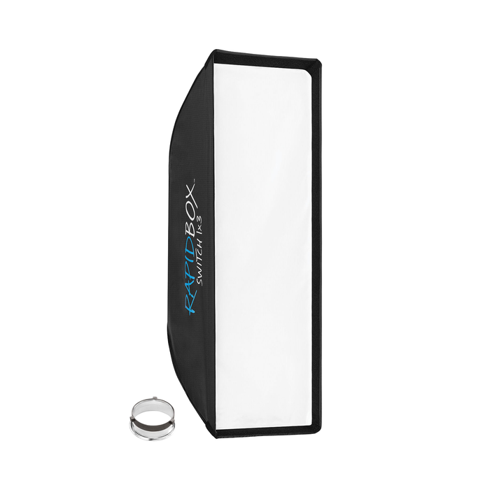 Westcott Rapid Box Switch 1x3 Fold-Flat Softbox & Grid