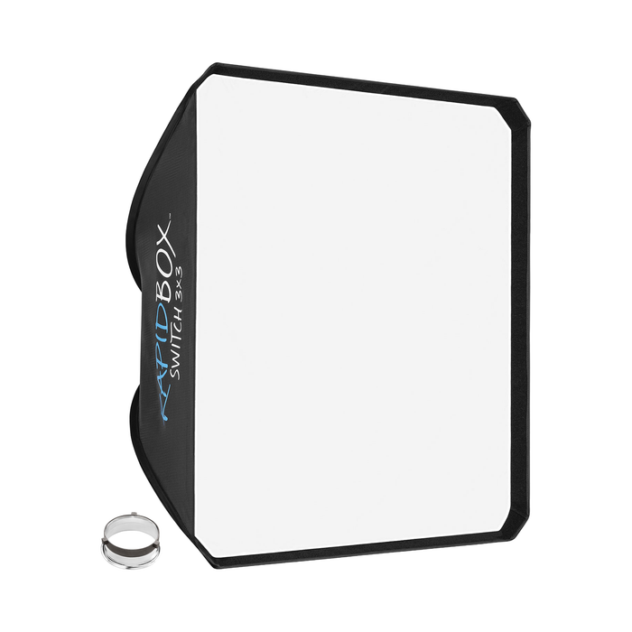 Westcott Rapid Box Switch 3x3 Fold-Flat Softbox & Grid