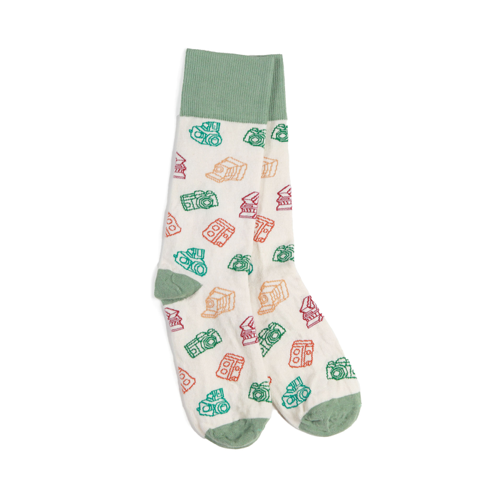 Cameras Socks - Natural