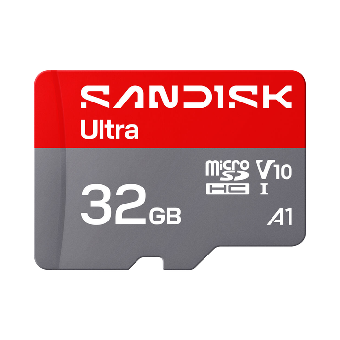 SanDisk 32GB Ultra microSDHC UHS-I V10 A1 Memory Card