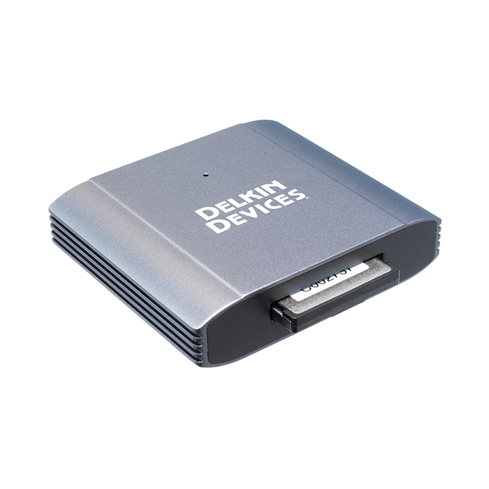 Delkin Devices 512GB POWER CFexpress 4.0 Type B Memory Card & USB 3.2 Memory Card Reader Bundle