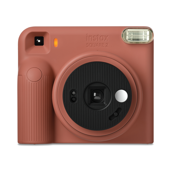 Fujifilm Instax SQUARE 2 Instant Film Camera - Brick Red
