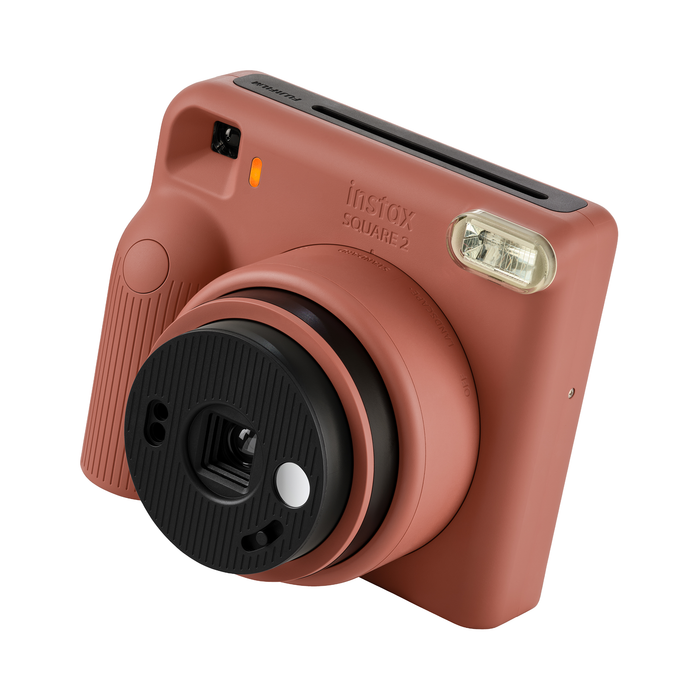 Fujifilm Instax SQUARE 2 Instant Film Camera - Brick Red