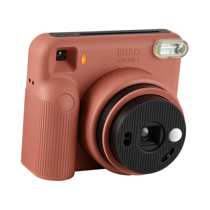 Fujifilm Instax SQUARE 2 Instant Film Camera - Brick Red