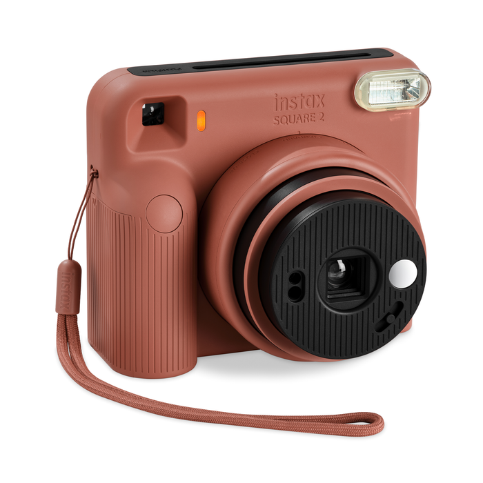 Fujifilm Instax SQUARE 2 Instant Film Camera - Brick Red