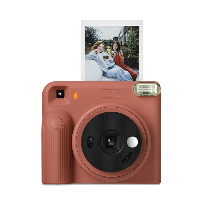 Fujifilm Instax SQUARE 2 Instant Film Camera - Brick Red