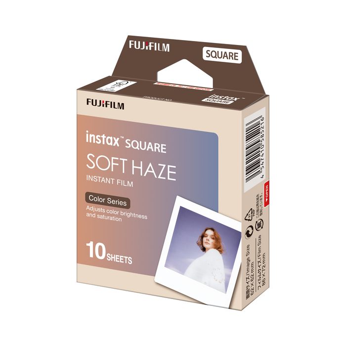 Fujifilm Instax SQUARE Soft Haze Instant Film - 10 Exposures
