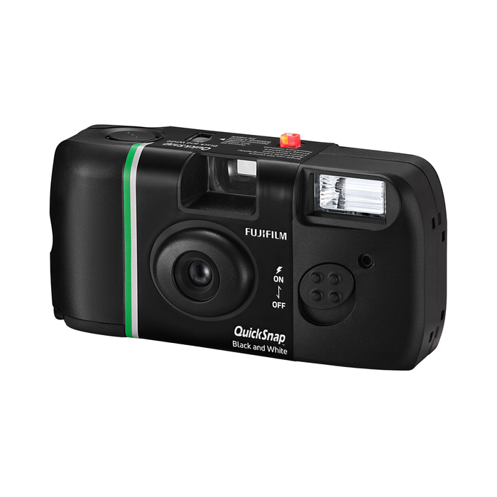 Fujifilm QuickSnap Black & White Single-Use Camera with Flash, ISO 400, 27 Exposures