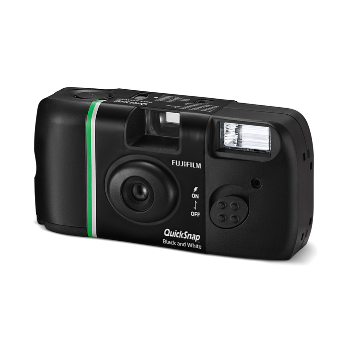 Fujifilm QuickSnap Black & White Single-Use Camera with Flash, ISO 400, 27 Exposures