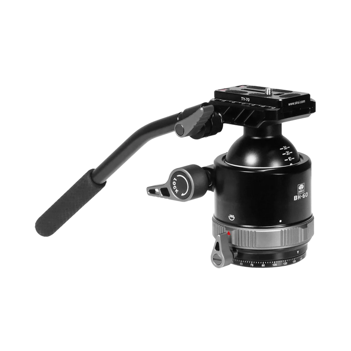 Sirui BH-60 Integrated 2-in-1 Ball & Fluid Head for Photo & Video