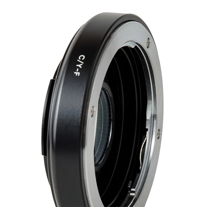 Urth Manual Lens Mount Adapter for Contax/Yashica Mount Lens to Nikon F-Mount Camera Body with Optical Glass