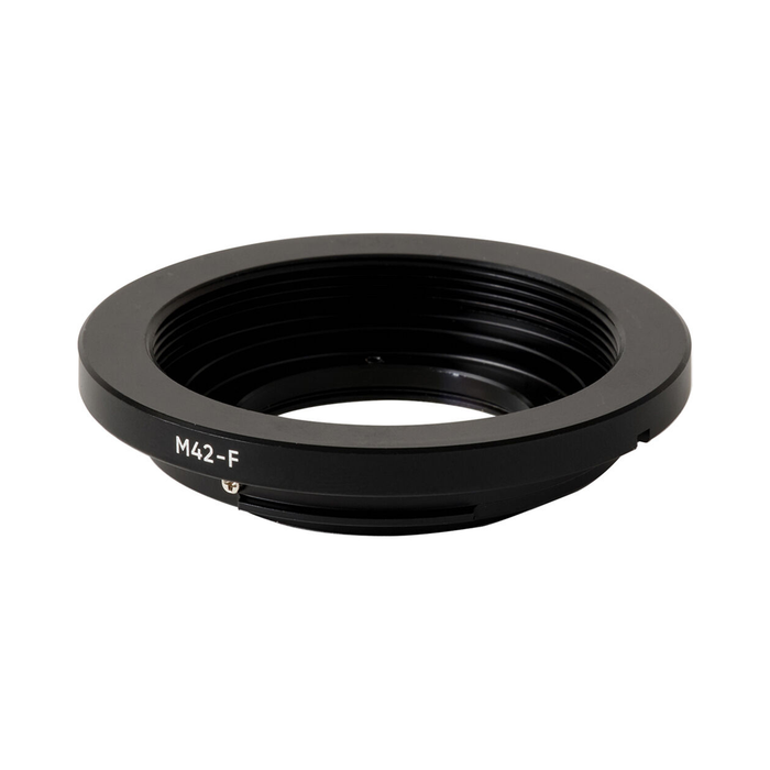 Urth Manual Lens Mount Adapter for M42-Mount Lens to Nikon F-Mount Camera Body with Optical Element