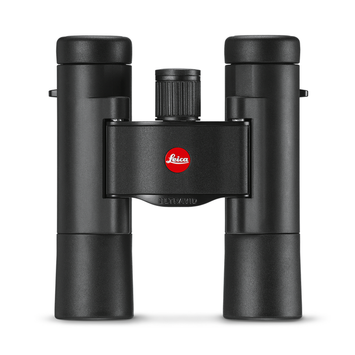 Leica Ultravid 10x25 BR Compact Binoculars - Black with Black Rubber Armoring
