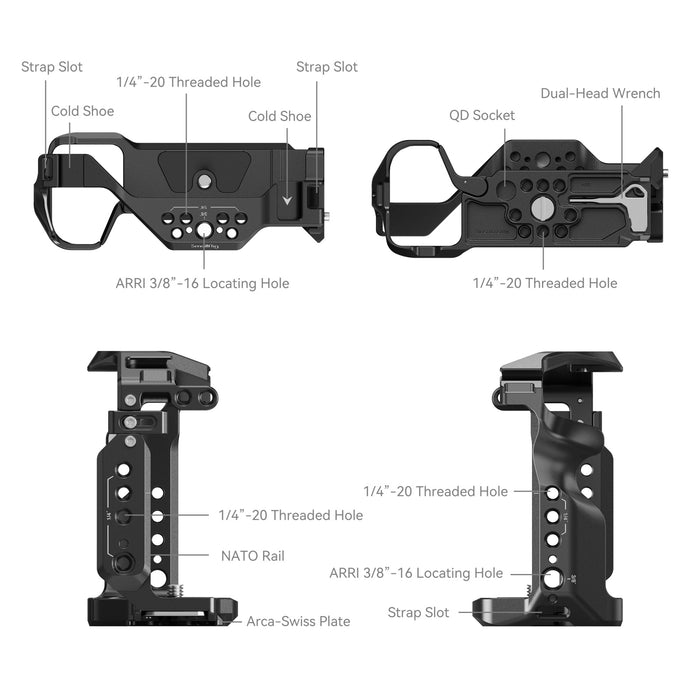 SmallRig Cage for Sony A7RIII 2087D