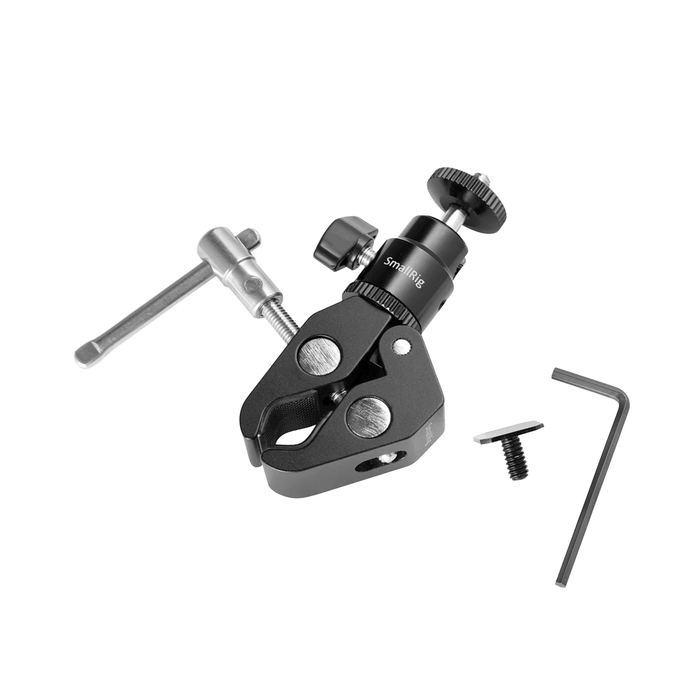 SmallRig Super Clamp Mount with 1/4" Screw Ball Head Mount 1124