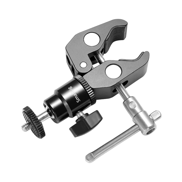 SmallRig Super Clamp Mount with 1/4" Screw Ball Head Mount 1124