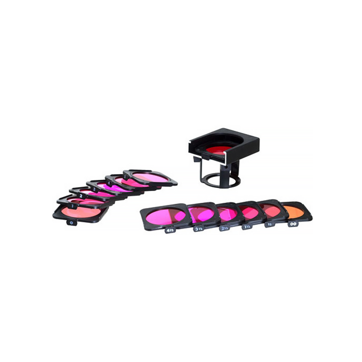 Ilford Multigrade Filter Set with Holder, 3x3in - 12 Filters — Glazer's ...