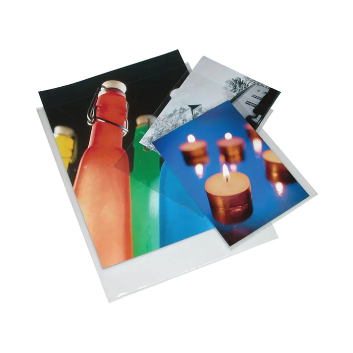 Print File 13×19-6PR Polypropylene Presentation Pocket with 1/16″ Top Lip, 13 × 19" - 100 Pack
