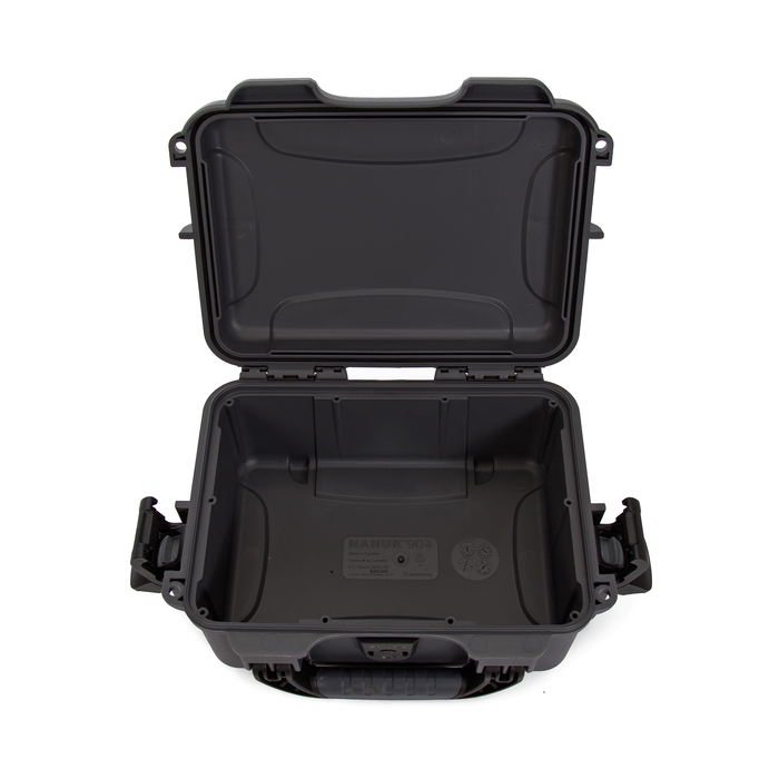 Nanuk 904 Small-Series Protective Case with Cubed Foam & Lid Foam - Graphite