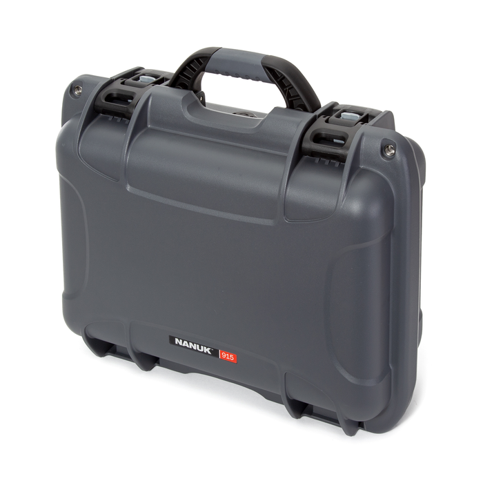 Nanuk 915 Medium-Series Protective Case with Cubed Foam & Lid Foam - Graphite
