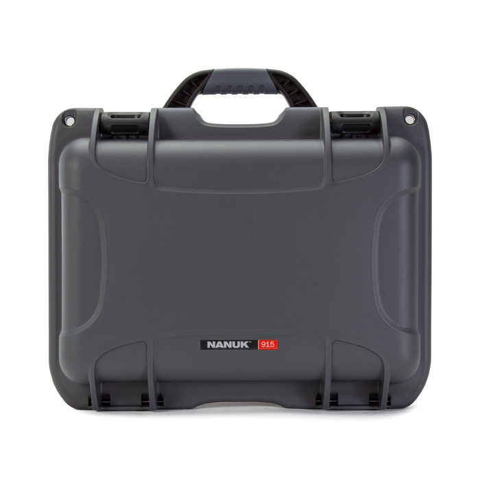 Nanuk 915 Medium-Series Protective Case with Cubed Foam & Lid Foam - Graphite