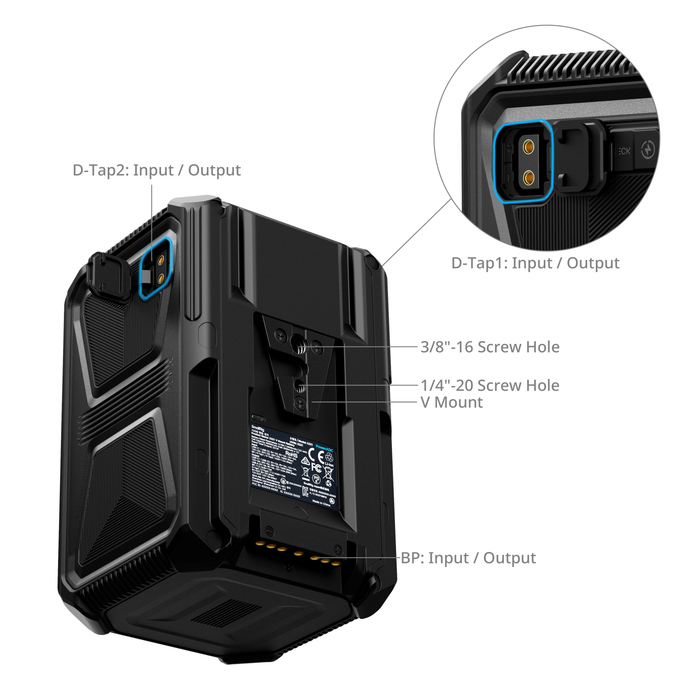 SmallRig X-Touch Smart Triple-Proof V-Mount X221 Battery