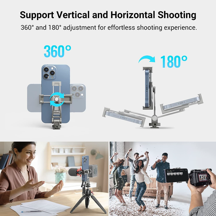 SmallRig Multifunctional Universal Metal Smartphone Holder 3559