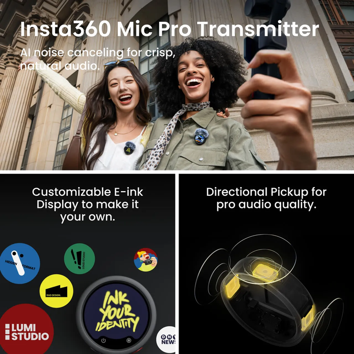 Insta360 Luna Ultra 8K Gimbal Camera Creator Bundle - Cosmic Black