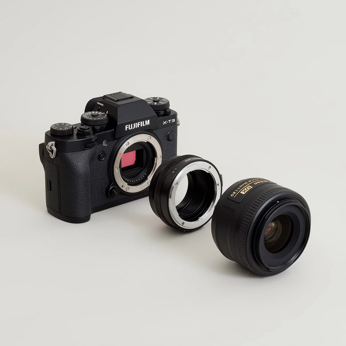 Urth Manual Lens Mount Adapter for Nikon F (G-Type) Mount Lens to Fujifilm X-Mount Camera Body