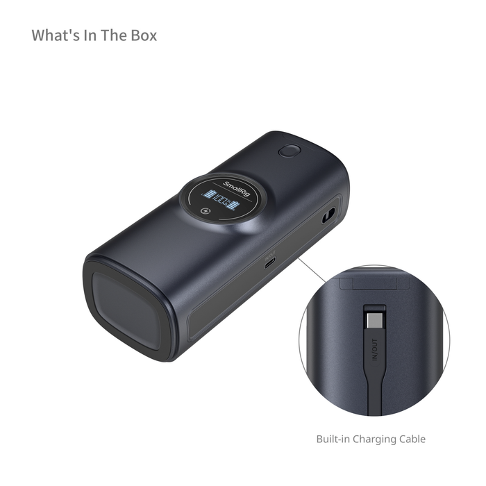 SmallRig Power Bank Charger Case Kit for 2 Canon LP-E6P / LP-E6NH Batteries 5108